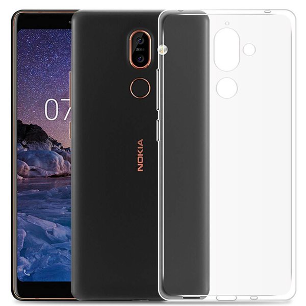 Merkloos Nokia 7 Plus Transparant Hoesje