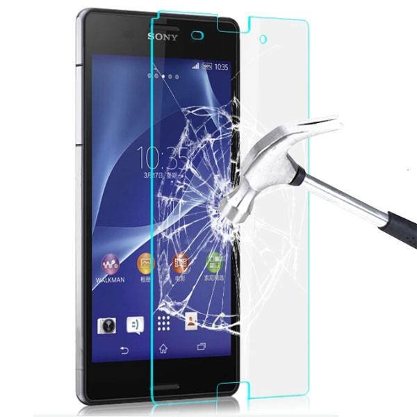 Merkloos Glazen Screenprotector Xperia Z3 Compact Sony