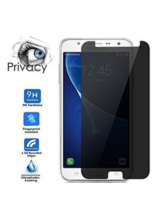 Merkloos Privacy Glazen Screenprotector / Anti Spy Tempered Glass voor Samsung Galaxy J3 2017