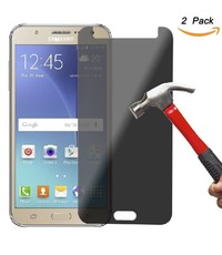 Merkloos Privacy Glazen Screenprotector / Anti Spy Tempered Glass voor Samsung Galaxy J5 2017