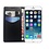Merkloos iPhone 6 (6 4,7 inch) boek case silicone hoesje zwart