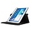 Merkloos Samsung Galaxy Tab 4 10.1 T530 / T533 VE Tablet draaibare case cover hoesje Zwart