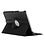 Merkloos Samsung Galaxy Tab 4 10.1 T530 / T533 VE Tablet draaibare case cover hoesje Zwart