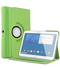 Merkloos Samsung Galaxy Tab 4 10.1 T530 Tablet draaibare case cover hoesje Met Groen