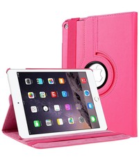 Merkloos Apple iPad Air 2 Case, 360 graden draaibare Hoes, Cover - Pink