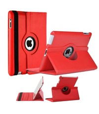 Merkloos Luxe 360 graden Protect cover case voor iPad 2 / 3 / 4 Rood