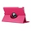 Merkloos Apple iPad Air 360 Graden hoesje Stand Case Roze / Pink