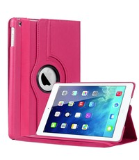 Merkloos Apple iPad Air 360 Graden hoesje Stand Case Roze / Pink