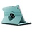 Merkloos iPad Mini / Mini 2 Case, 360 Graden Draaibare hoesje Licht Blauw