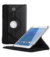 Merkloos Samsung Galaxy Tab 4 8.0 T330 Tablet draaibare case cover hoesje Zwart