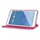 Merkloos Samsung Galaxy Tab 4 8.0 T330 Tablet draaibare case cover hoesje Pink / Roze