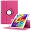 Merkloos Samsung Galaxy Tab S 10.5 inch T800 / T805 Tablet hoesje met 360° Draaibaar - Roze Pink