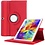 Merkloos Samsung Galaxy Tab S 10.5 inch T800 / T805 Tablet hoesje met 360° Draaibaar - Rood