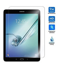 Merkloos Samsung Galaxy Tab S3 (9.7) 2Pack Tempered Glass Transparant Screenprotector T825