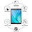 Merkloos Samsung Galaxy Tab S3 (9.7) 2Pack Tempered Glass Transparant Screenprotector  T825