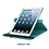 Merkloos Apple iPad Air 2 Case, 360 graden draaibare Hoes, Cover - Licht Blauw