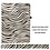 Merkloos Apple iPad Air 2 Case, 360 graden draaibare Hoes, Cover Zebra