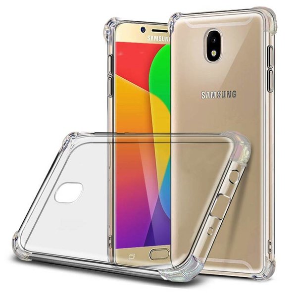 Merkloos Samsung Galaxy J7 (2017) Anti Shock Back hoesje