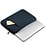 Merkloos MacBook Air 13,3 Inch Hoes-Spatwater proof Sleeve met handvat & ruimte voor accessoires Navy