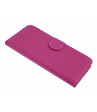 Merkloos iPhone 6(s)+ Plus Roze Booktype Kunstleer Hoesje Met 2 Pasjesruimte