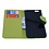 Merkloos iPhone 6(s)+ Plus) Groen Booktype Kunstleer Hoesje Met 2 Pasjesruimte
