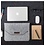 Merkloos Macbook 11-13 inch laptop Flip Case van Wolvilt - Universeel laptoptas Zwart