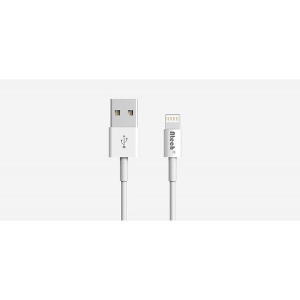 Merkloos USB-Lightning Kabel 1 meter universeel oplaad/datakabel voor iPhone/iPad