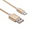 Merkloos USB type-C Kabel 1 meter Oplaadkabel / Datakabel universeel voor alle Type-C Apperaten Goud