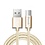 Merkloos USB type-C Kabel 1 meter Oplaadkabel / Datakabel universeel voor alle Type-C Apperaten Goud