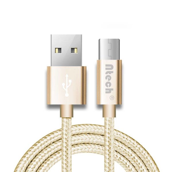 Merkloos USB type-C Kabel 1 meter Oplaadkabel / Datakabel universeel voor alle Type-C Apperaten Goud