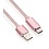 Merkloos USB type-C Kabel 1 meter Oplaadkabel / Datakabel universeel voor alle Type-C Apperaten Rose Goud
