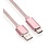 Merkloos USB type-C Kabel 1 meter Oplaadkabel / Datakabel universeel voor alle Type-C Apperaten Rose Goud