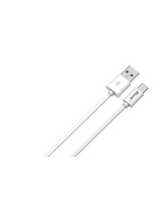 Merkloos USB type-C Kabel 1 meter Oplaadkabel / Datakabel universeel voor alle Type-C Apperaten Wit