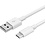 Merkloos USB type-C Kabel 1 meter Oplaadkabel / Datakabel universeel voor alle Type-C Apperaten Wit