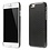 Merkloos Apple iPhone 6 4, 7 Hard Case met PU Lederen Coating Plated Carbon Fibre Zwart