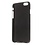 Merkloos Apple iPhone 6 4, 7 Hard Case met PU Lederen Coating Plated Carbon Fibre Zwart