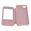 OU case OU Case Rose Goud Wood look Window Cover Hoesje voor Geschikt voor iPhone 5 / 5S / SE