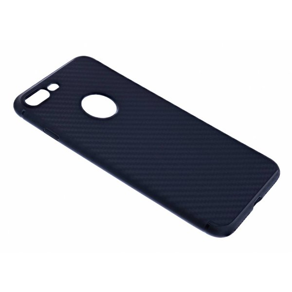 OU case OU Case Zwart Hoesje Ferrari series voor Geschikt voor iPhone 8+ (Plus) / 7+ (Plus)