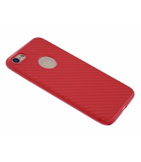 OU case OU Case Rood Hoesje Ferrari series voor iPhone 8 / 7