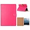 Merkloos iPad 9.7 inch (2018) / (2017) Roze Booktype Kunstleer Hoesje Met Pasjesruimte