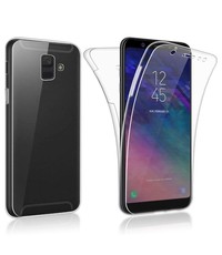 Merkloos 360° Protection Hoesje PC & Kunststof Transparant Samsung Galaxy A6