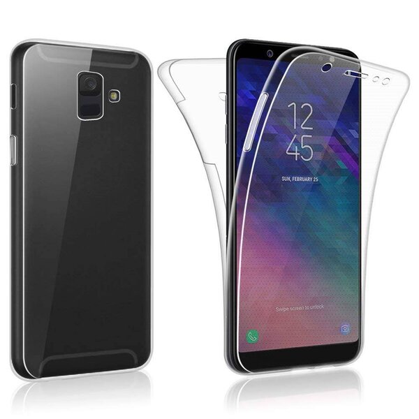 Merkloos 360° Protection Hoesje PC & Kunststof Transparant Samsung Galaxy A6