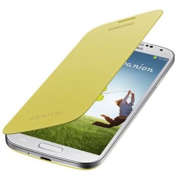 Samsung Flip Cover voor de Samsung Galaxy S4 (Galaxy i9500) (yellow) (EF-FI950BYEG)