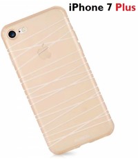 Merkloos Nest series Goud TPU hoesje back case cover voor iPhone 7 Plus 5.5 inch