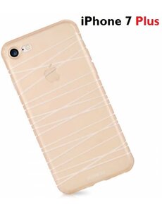 Merkloos Nest series Goud TPU hoesje back case cover voor iPhone 7 Plus 5.5 inch