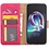 Merkloos Alcatel A7 Portemonnee hoesje / book case Pink