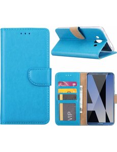 Merkloos Huawei Mate 10 Portemonnee hoesje / book case Blauw