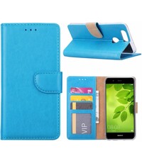 Merkloos Huawei Nova 2 Plus Portemonnee hoesje / book case Blauw