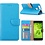 Merkloos Huawei Nova 2 Plus Portemonnee hoesje / book case Blauw