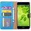 Merkloos Huawei Nova 2 Plus Portemonnee hoesje / book case Blauw